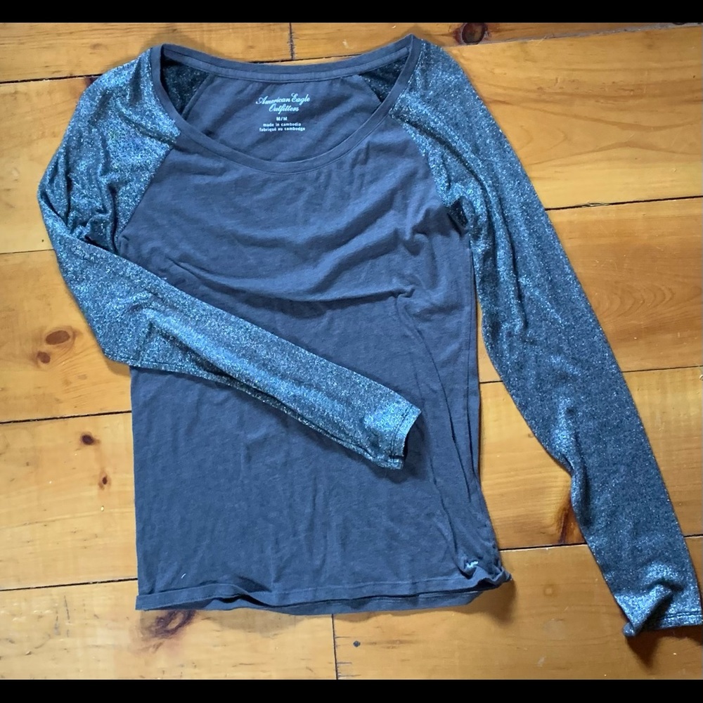 Sheer long sleeve